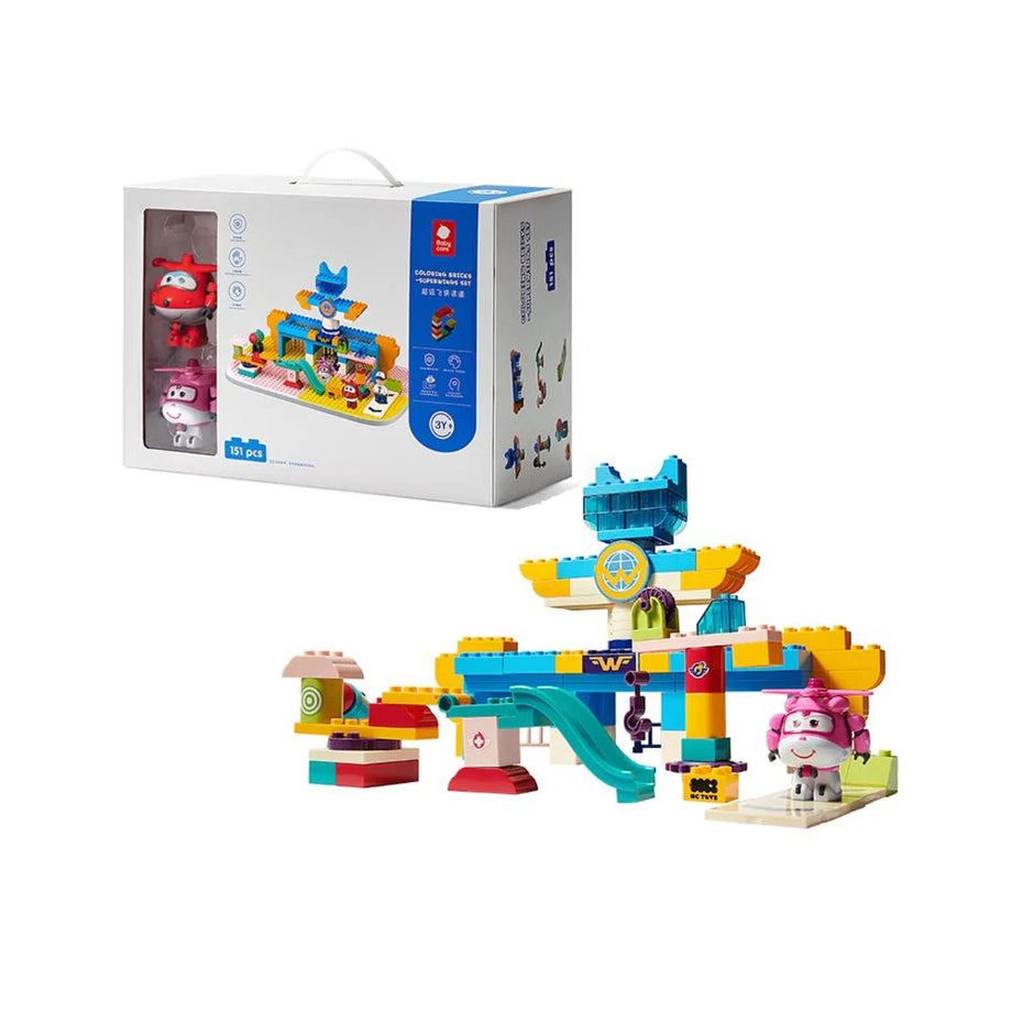 Superwings 151 Parça Renkli Yapım Seti