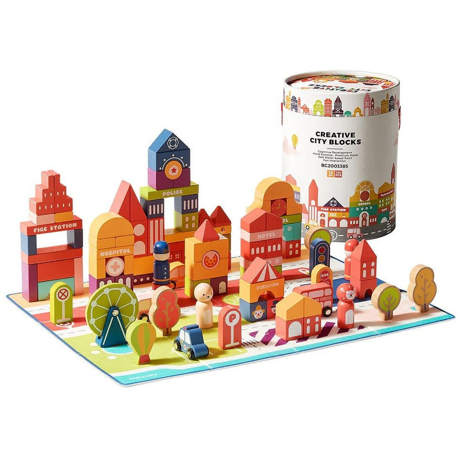 Creative City 120 Parça Blok Oyuncak Seti