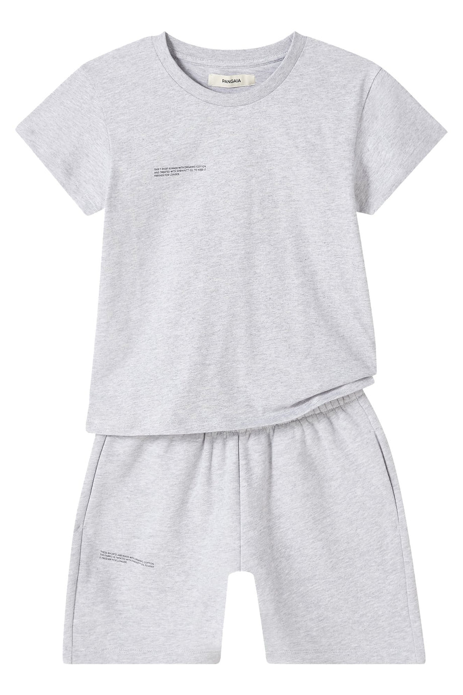 Çocuklar İçin Organik Pamuklu T-Shirt - Gri