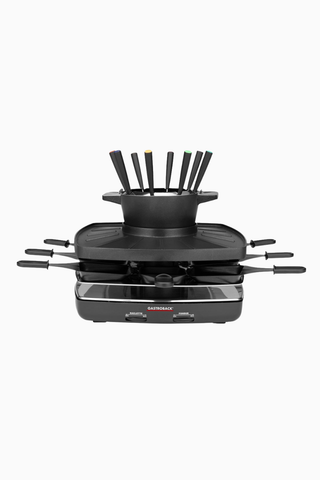 Raclette & Fondue Set, 1,15 L Fondue ve 8 Panlı Premium Set