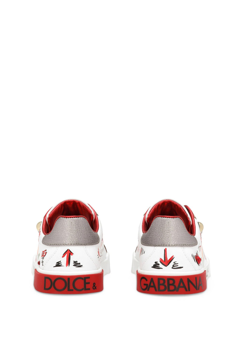 Çocuk Lale Desenli Portofino Sneaker - Renkli