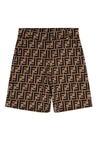 Fendi FF Logo Şortlar - Pamuklu