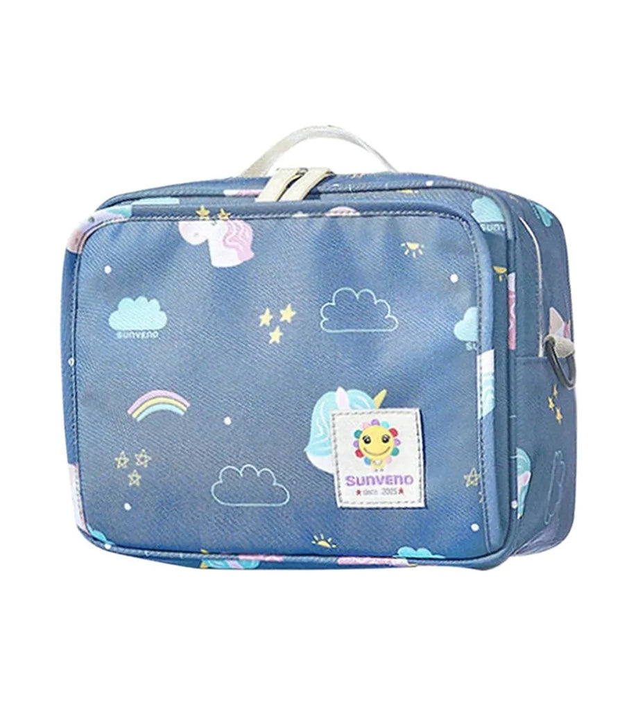 Büyük Mavi Bebek Bezi Değiştirme Clutch Çantası