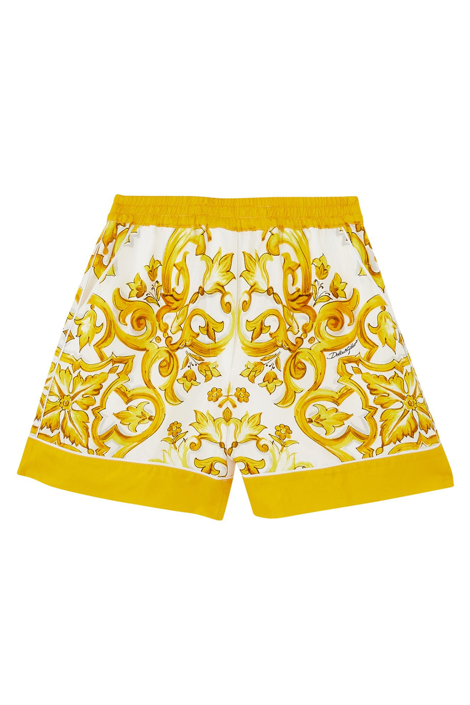 Kız Çocuk Majolica Desenli Şık Twill Şort