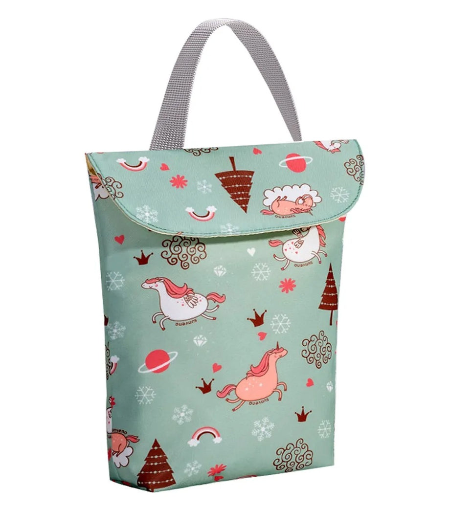 Islak/Kuru Bez Düzenleyici Çanta, Açık Mavi 30x25 cm