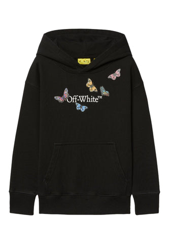 Çocuklar için Kelebek Kitapçı Kapüşonlu Sweatshirt