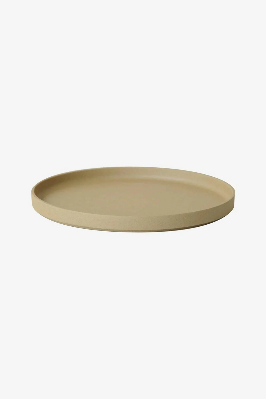 Doğal Renk 255 mm Tabak Kapak İstiflenebilir Seramik Tasarım