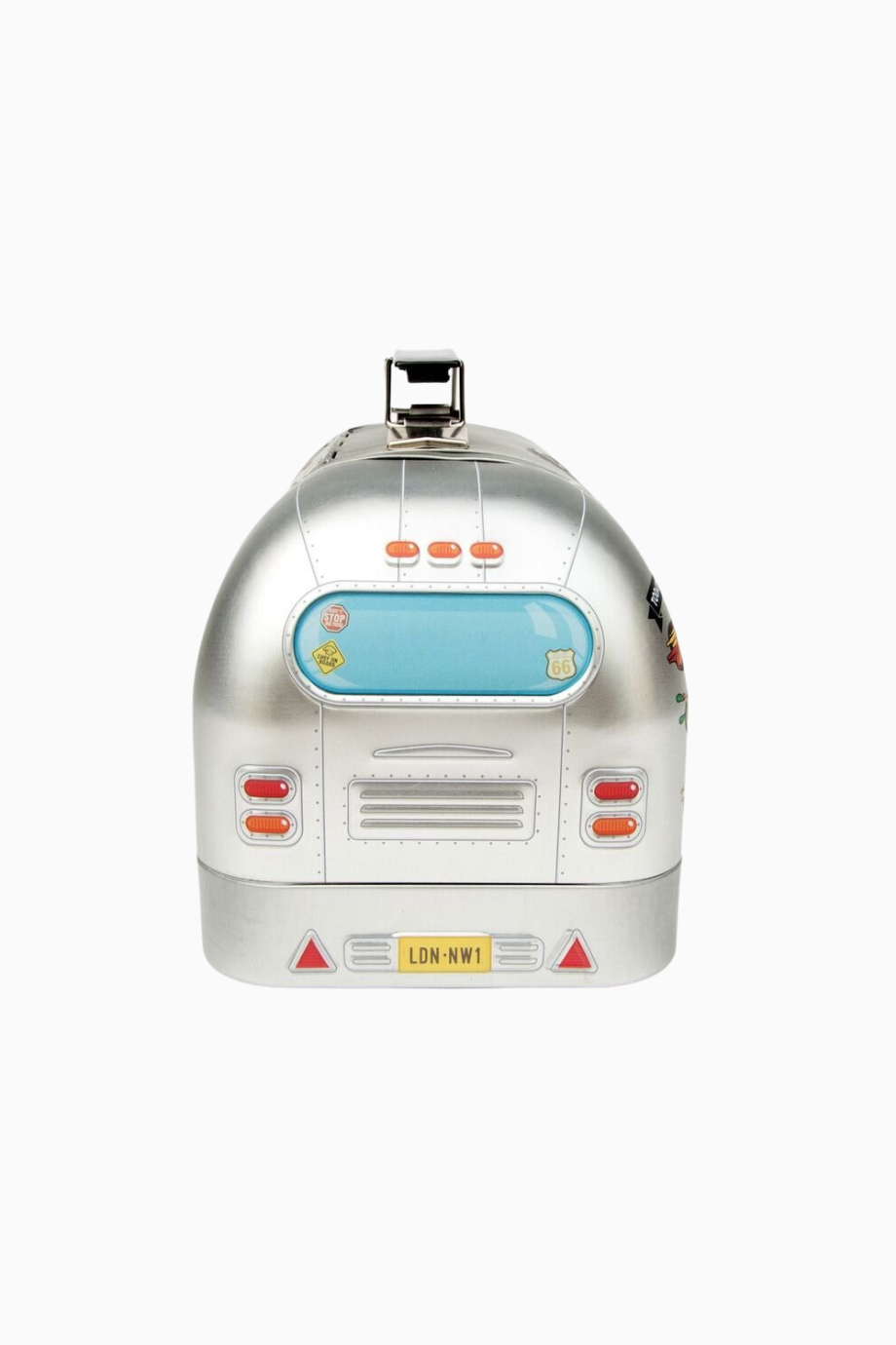 Food Truck Tasarımlı Metal Lunch Box Yemek Taşıma Kutusu