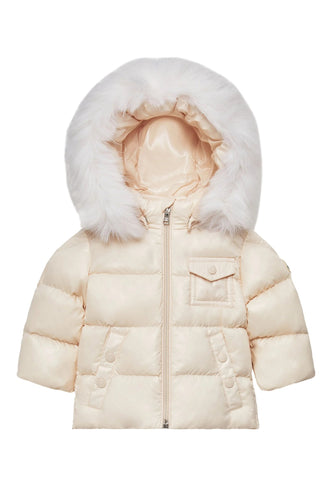 Çocuk K2 Dolgu Mont - Soluk Şeftali Pembe