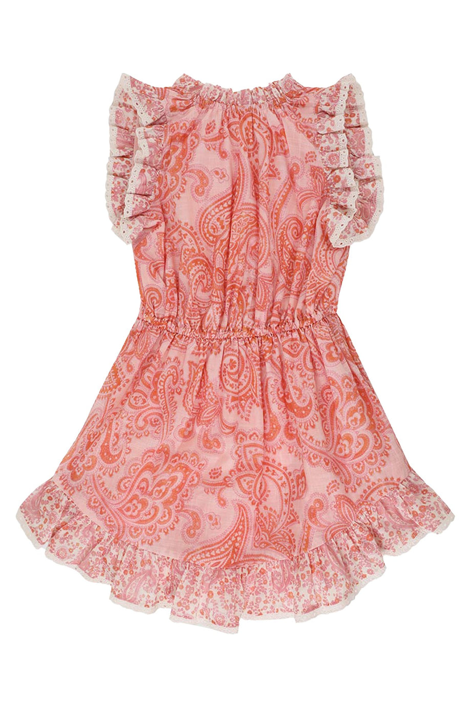 Kız Çocuk Ottie Flip Elbise - Pembe Paisley