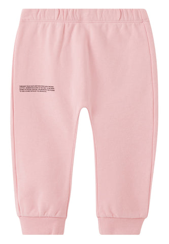 Çocuklar için Organik Pamuklu Eşofman Altı - Açık/Pastel Pembe