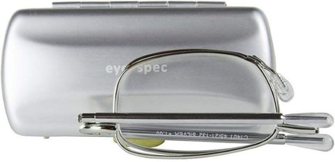 Katlanabilir Okuma Gözlüğü Kompakt Grafit Renkli Mini Kutu ile +1.50