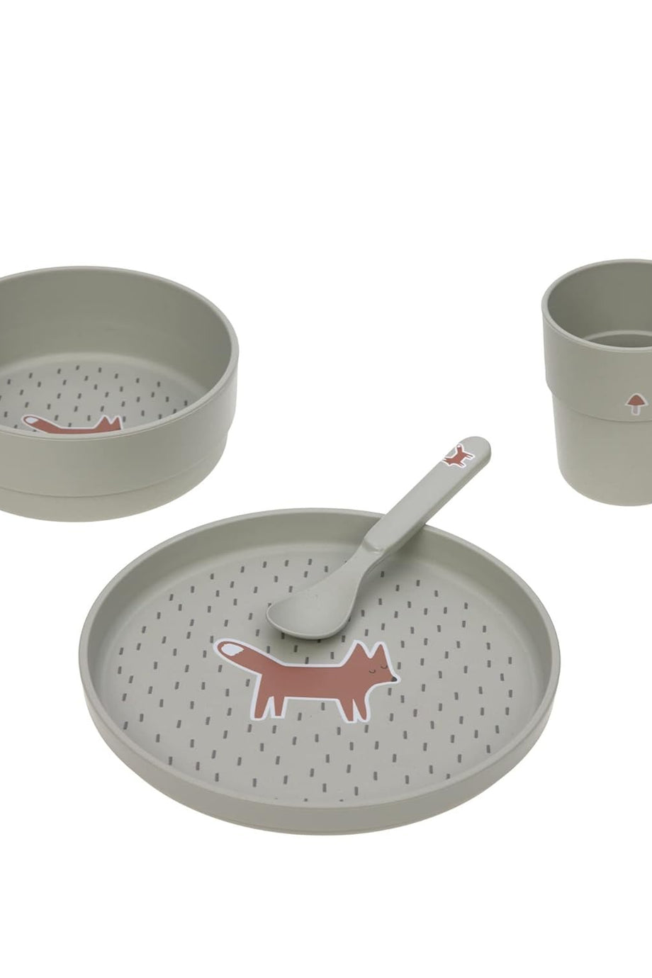 Çocuk Yemek Takımı 4 Parça BPA İçermez Mikrodalga Uyumlu