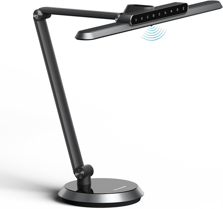 Akıllı LED Masa Lambası,18W, Göz Koruma, 3 Işık Rengi, Kademesiz Karartma