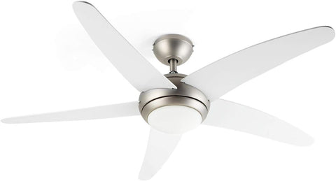 Bolero Tavan Vantilatörü, 134 cm, Lambalı, 3 Hız, Ahşap Kanat, Uzaktan Kumandalı