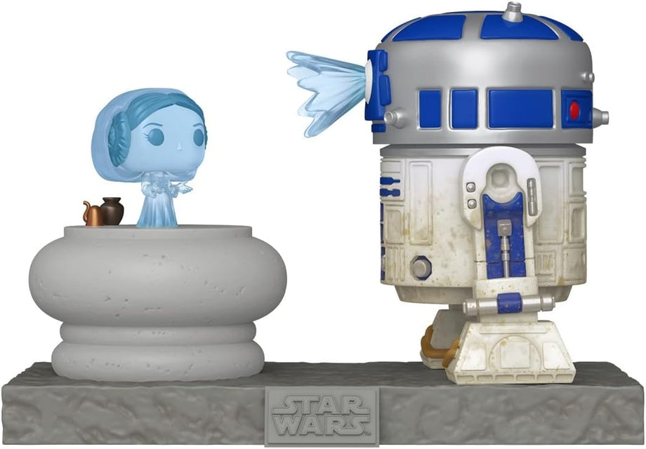 POP! Deluxe: Leia ve R2-D2 - Star Wars Koleksiyonluk Figür, Resmi Ürün