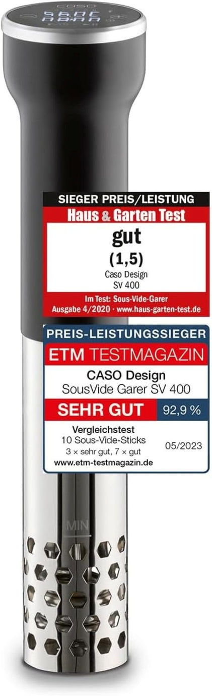SV400 Sous Vide Çubuğu 20 Litreye Kadar IPX7 Su Geçirmez Dokunmatik Ekranlı