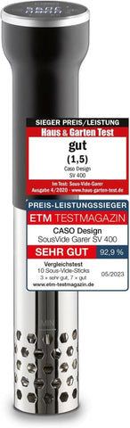 SV400 Sous Vide Çubuğu 20 Litreye Kadar IPX7 Su Geçirmez Dokunmatik Ekranlı