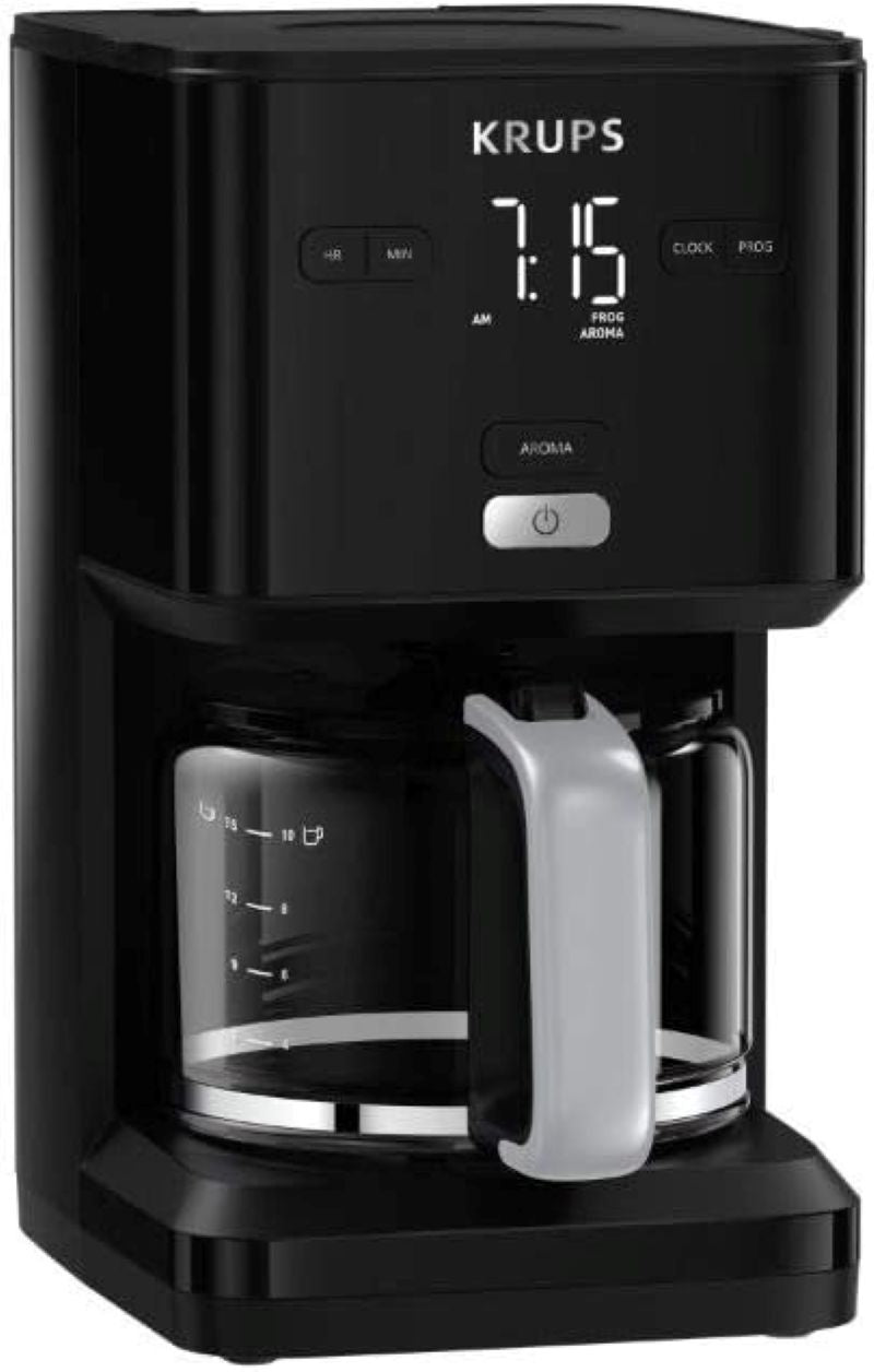 KM6008 Smart'n Light Filtre Kahve Makinesi, 1.25L, 15 Fincan Kapasite, 24 Saat Zamanlayıcı, Siyah
