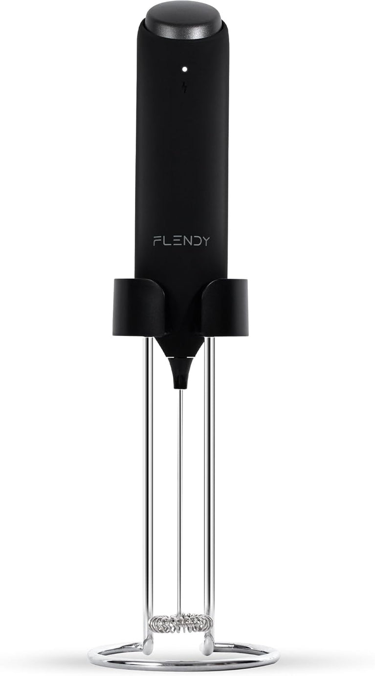 Şarj Edilebilir Mini Süt Köpürtücü, USB-C Standlı Elektrikli Çubuk, 15 Saniyede Köpük
