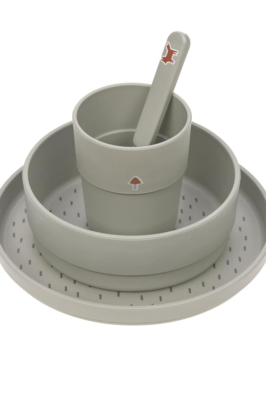 Çocuk Yemek Takımı 4 Parça BPA İçermez Mikrodalga Uyumlu