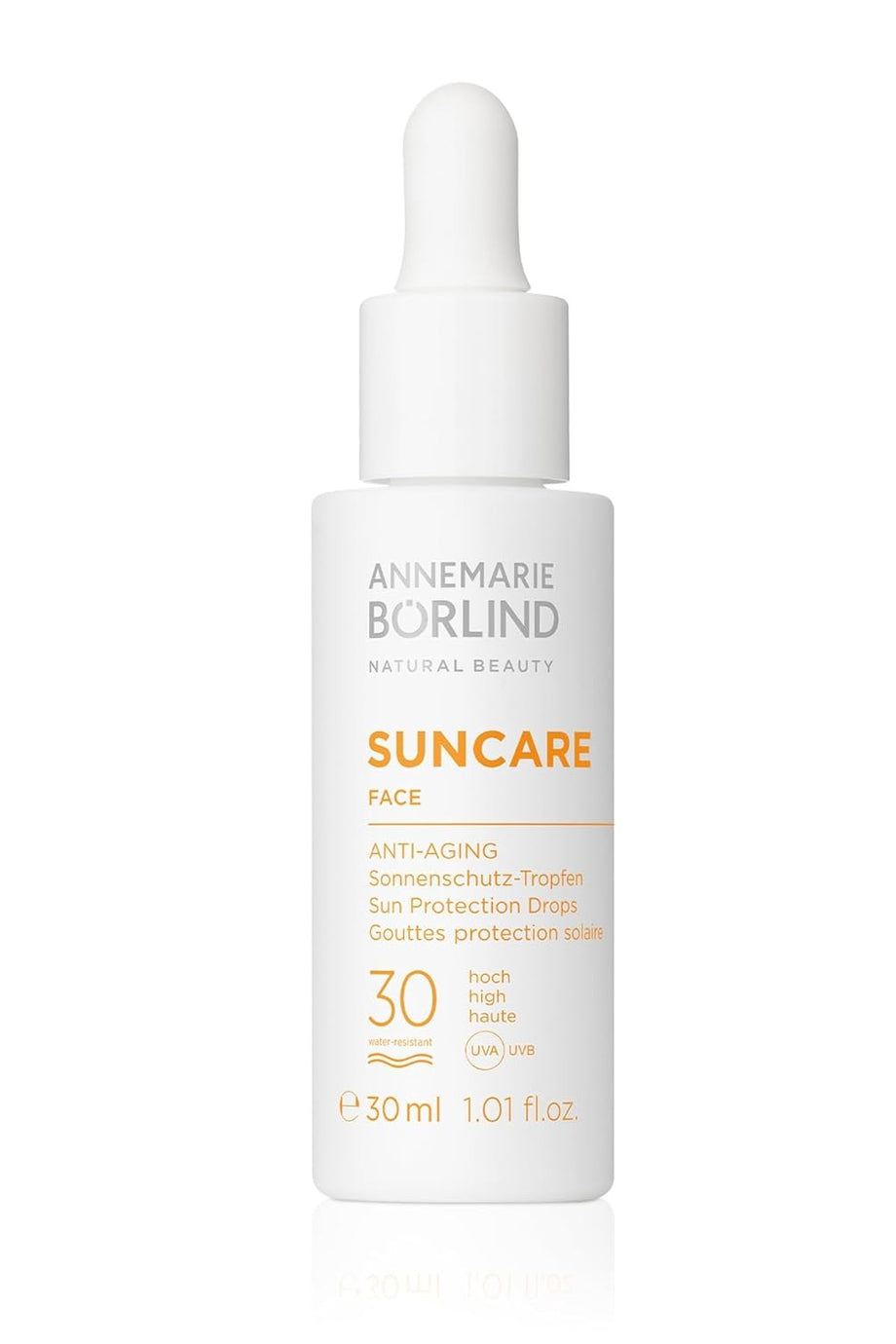 SPF 30 Yaşlanma Karşıtı Güneş Koruyucu Damla 30 ml, Tüm Cilt Tiplerine Uygun