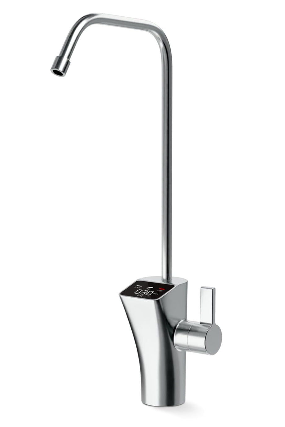 Filtreli İçme Suyu Mutfak Musluğu, Paslanmaz Çelik, LED Gösterge