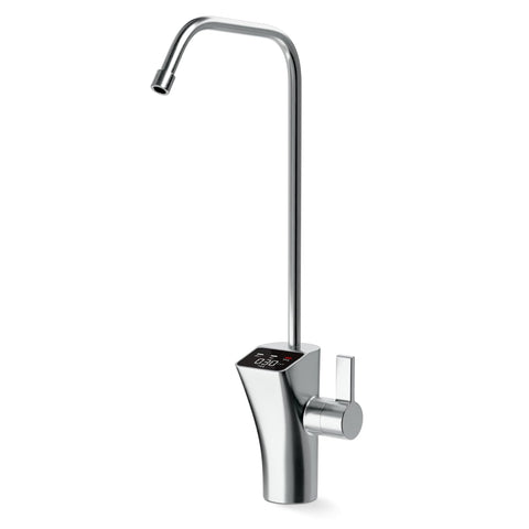 Filtreli İçme Suyu Mutfak Musluğu, Paslanmaz Çelik, LED Gösterge