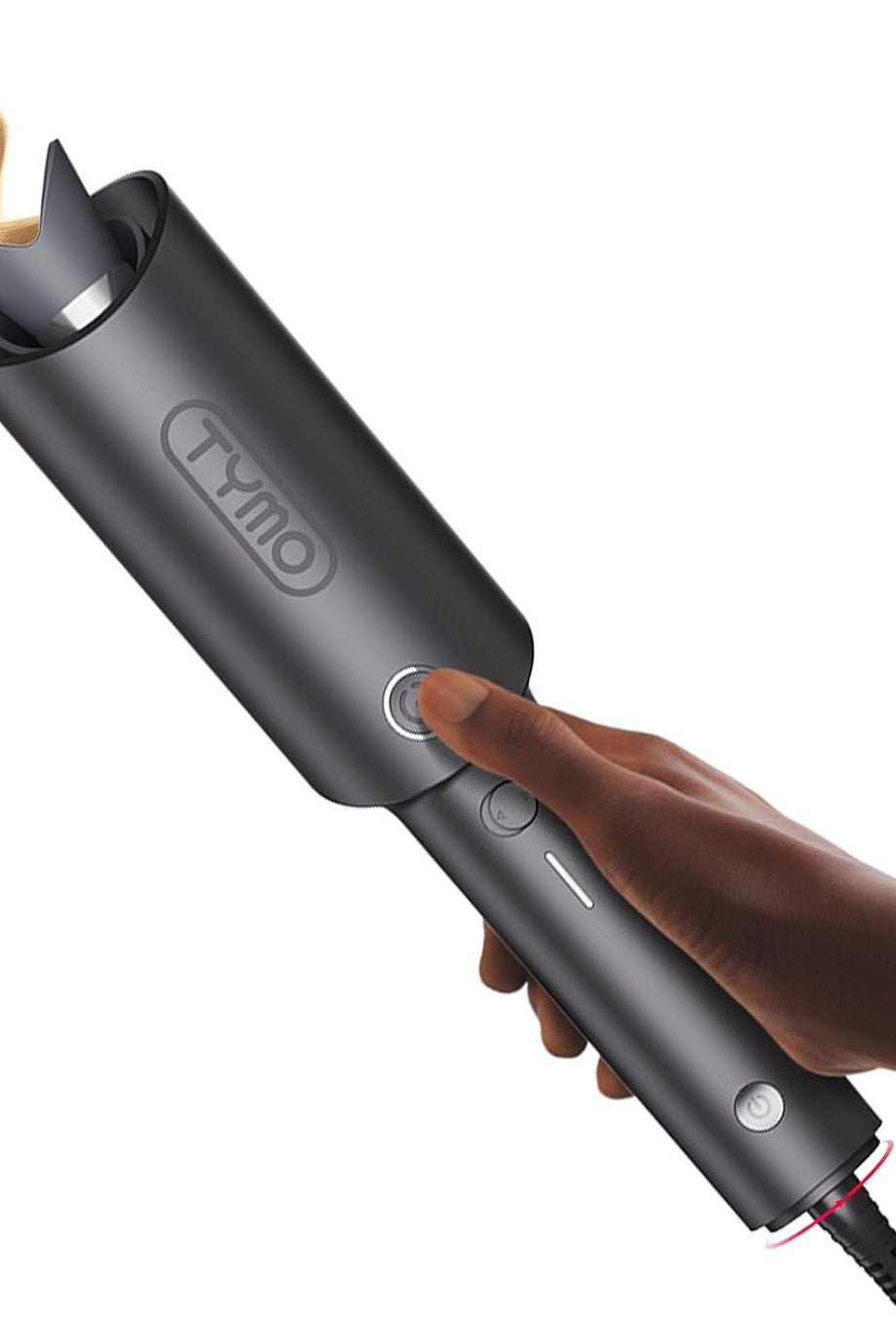 CURLPRO Otomatik Döner Maşa, Seramik Kaplama, 500M İyonlu, Seyahat İçin Hafif