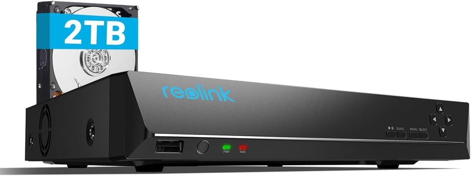 4K 8CH PoE NVR, 7/24 Kayıt, 2TB HDD, Akıllı Entegrasyon
