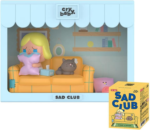 CRYBABY Sad Club Serisi, Rastgele Figür, 2,5 inç Koleksiyonluk Figür Seti