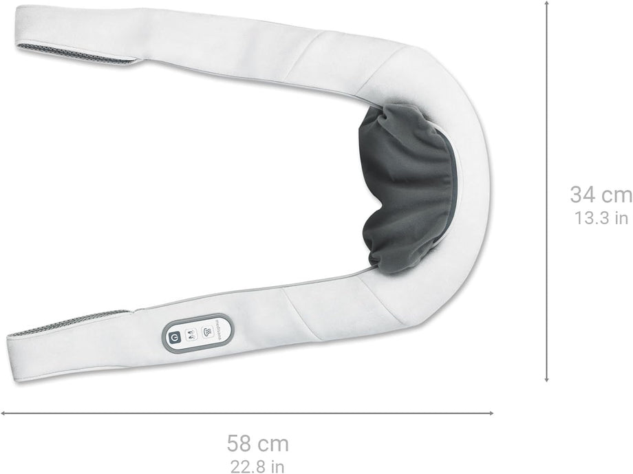860 Shiatsu Boyun Masaj Aleti,Isıtma Fonksiyonlu, 2 Dönüş ve 2 Hız Seviyesi, Yıkanabilir ve Kolay Temizlenebilir