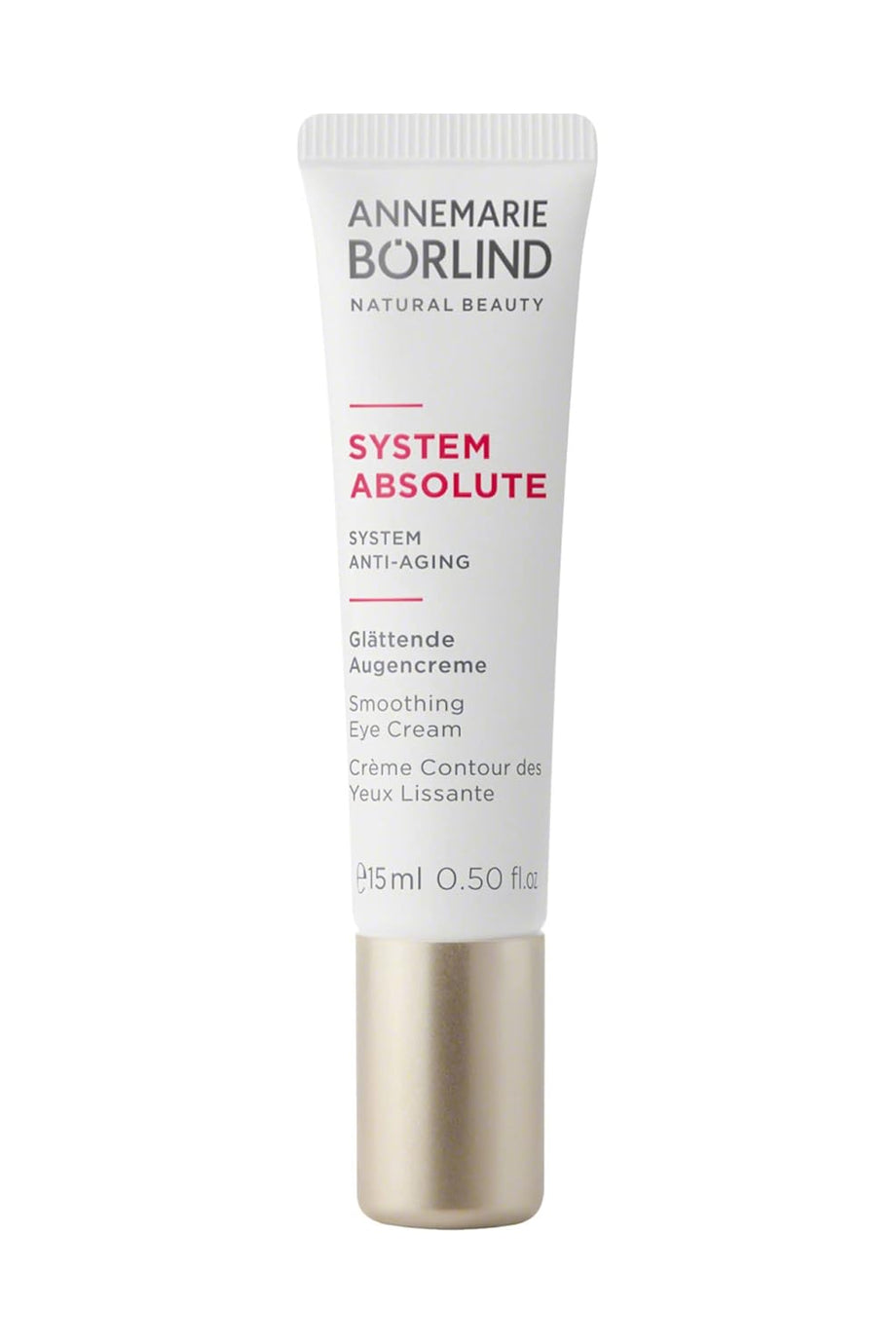System Mutlak Yaşlanma Karşıtı Göz Kremi 15 ml, Kolajen ve Elastin Üretimini Destekler, Vegan