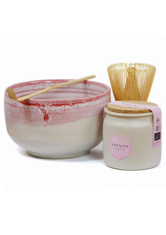 Platin Matcha Çay Seti, Organik Japon Seremonisi Tozu, Uji’den Elle Toplanmış Matcha, El Yapımı Kase, Bambu Süpürge ve Kaşık