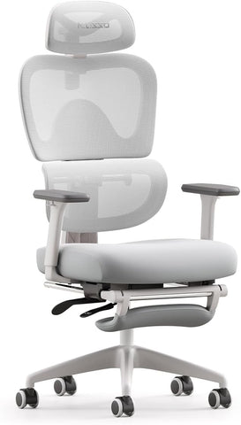 Ergonomik Ofis Koltuğu, 3D Kolçak, Ayak & Baş Desteği, 3 Kademeli Bel Omuru Koruması