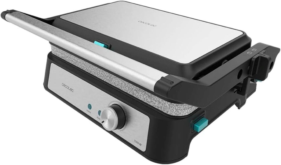 Rockn Grill 1500W Elektrikli Izgara Taş Kaplama 180° Açılır Plaka