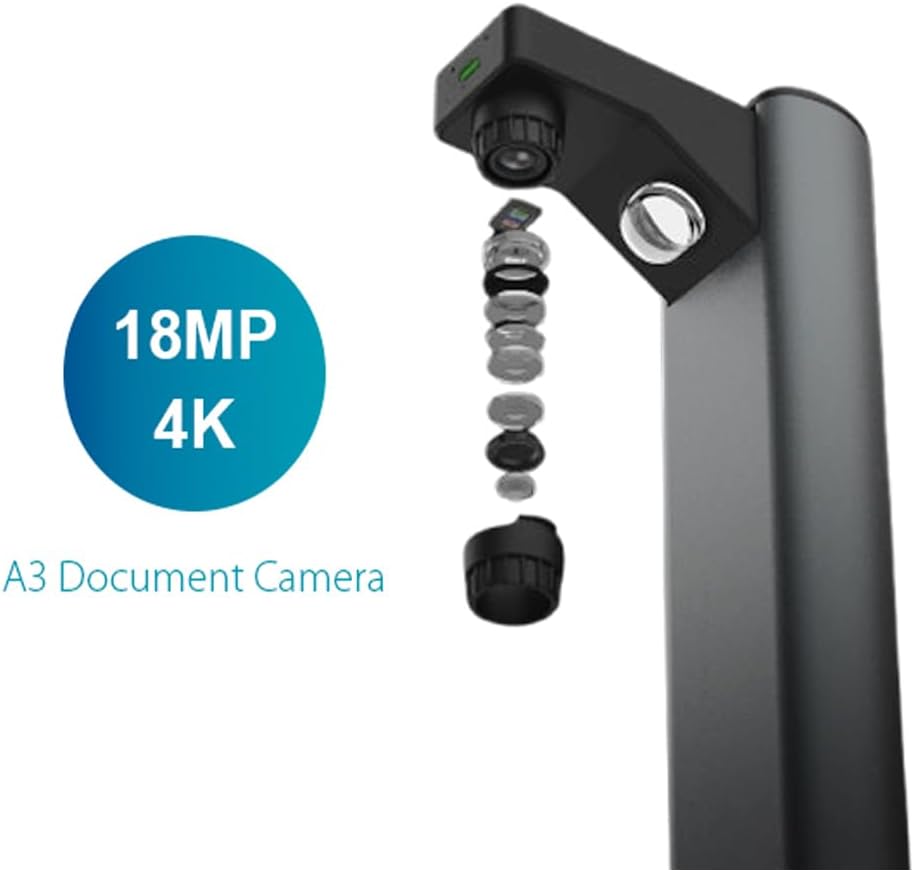 Desk Pro v7 Kitap ve Belge Tarayıcı, 18MP Kamera, A3 Tarama, OCR, LED Aydınlatma