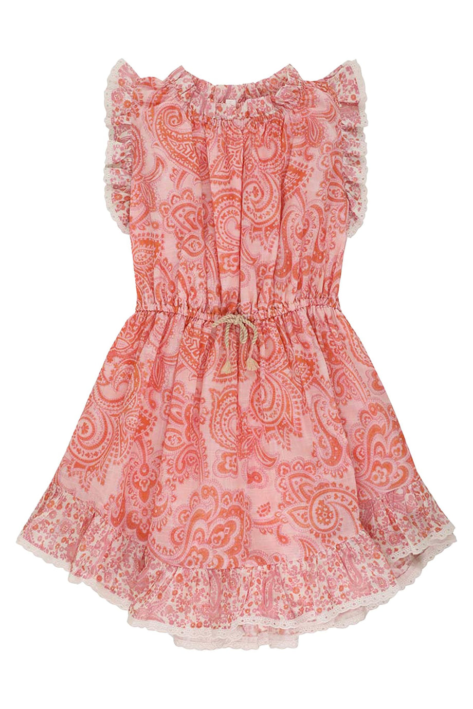 Kız Çocuk Ottie Flip Elbise - Pembe Paisley