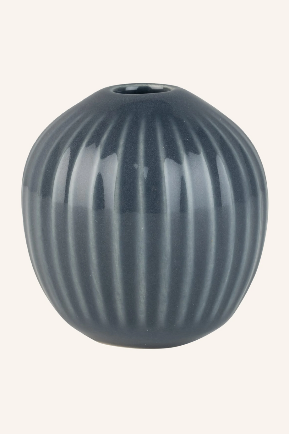 Hammershøi 3’lü Mini Vazo Seti Seramik 8,5 cm İskandinav Tasarım Glazeli Yüzey