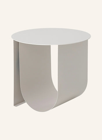 CHER Yan Sehpa, Heykelsi Form, Entegre Depolama, Metal, 38 cm