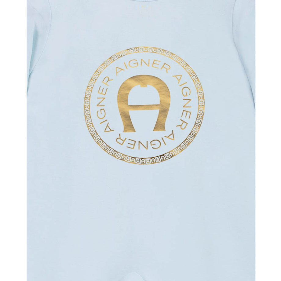 Mavi Romper Yenidoğan, %93 Pamuk %7 Elastan, Bebekler İçin Yumuşak ve Esnek