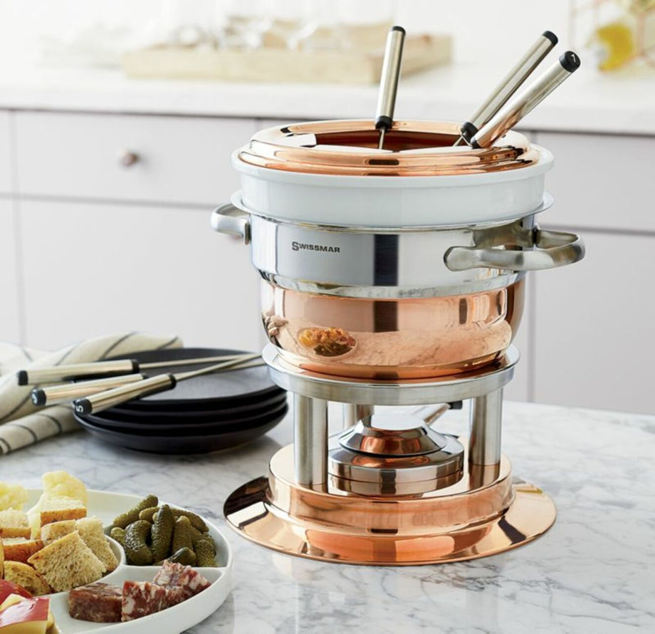 Lausanne 11 Parça Bakır Fondü Seti, Çok Yönlü ve Estetik Fondü Keyfi