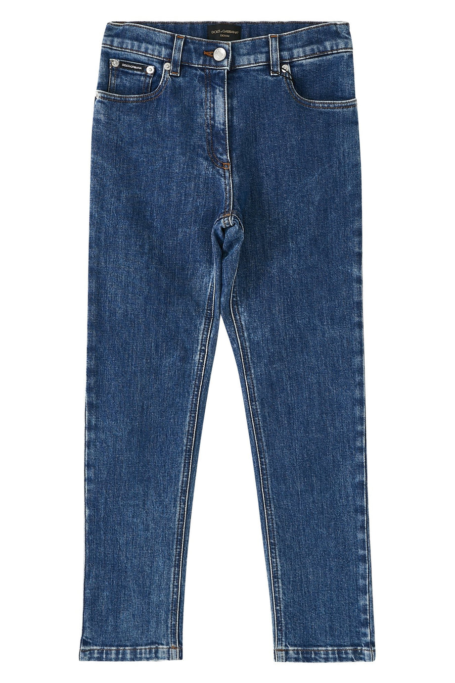 Çocuk Logo Denim Kot Pantolon