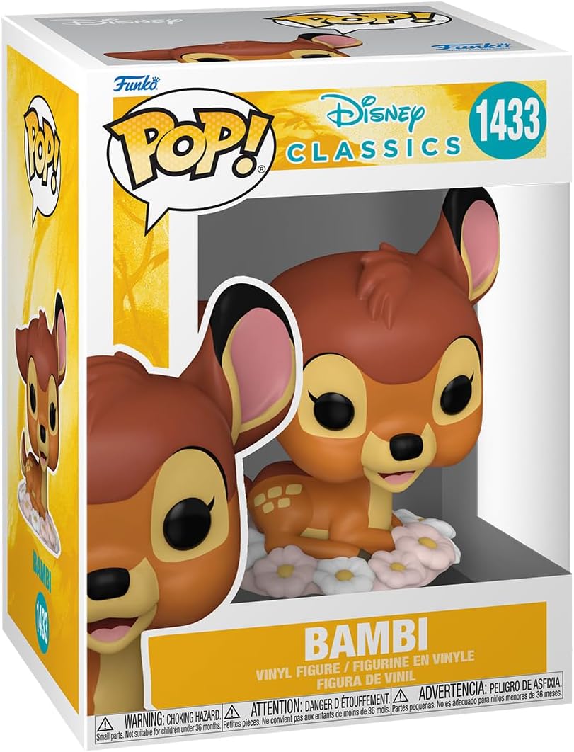 POP! Disney: Bambi 80th, Bambi Vinil Figür, Koleksiyonluk, Resmi Lisanslı