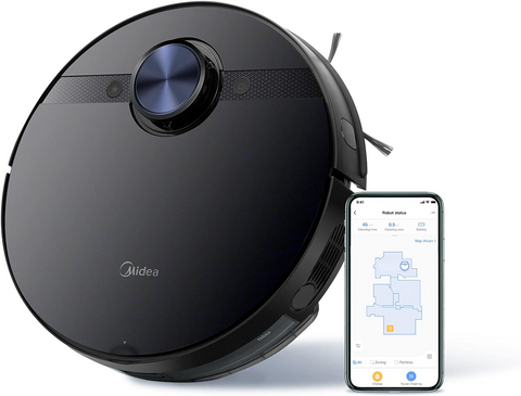 M7 Robot Süpürge 4000 Pa, Moplu, 150 dk, Alexa Uyumlu, Haritalama, Sanal Duvarlı