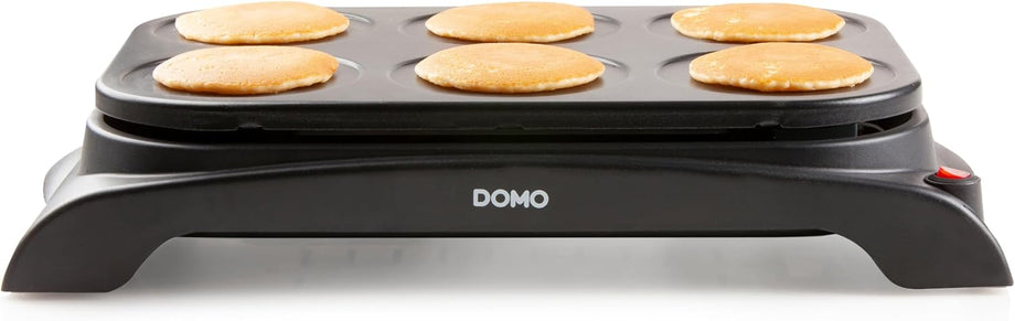 Pancake Makinesi, Siyah, 1000W, Yapışmaz Kaplama