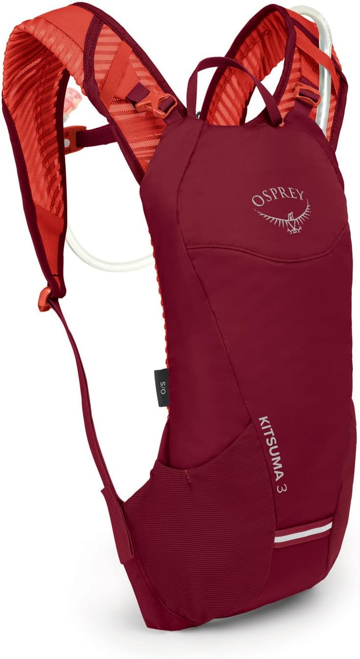 Kitsuma 3 Kadın Bisiklet Su Taşıma Çantası Claret Kırmızı, 2.5L