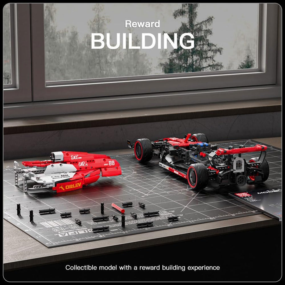 Uzaktan Kumandalı Formula 1 Yarış Arabası Model Seti, 1185 Parça