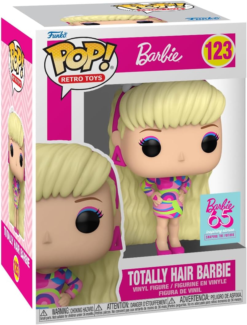 POP! Barbie Totally Hair Barbie Vinil Figür, Resmi Ürün