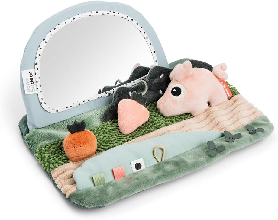 Tummy Time Activity Ayna Tiny Farm, 3 Ay+ Gelişim Oyuncağı